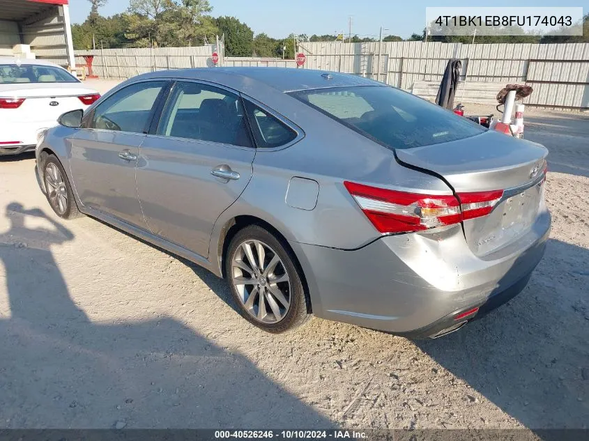 2015 Toyota Avalon Xle Touring VIN: 4T1BK1EB8FU174043 Lot: 40526246