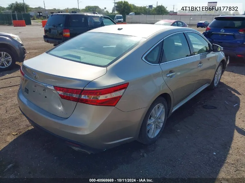 2015 Toyota Avalon Xle Premium VIN: 4T1BK1EB6FU177832 Lot: 40568669