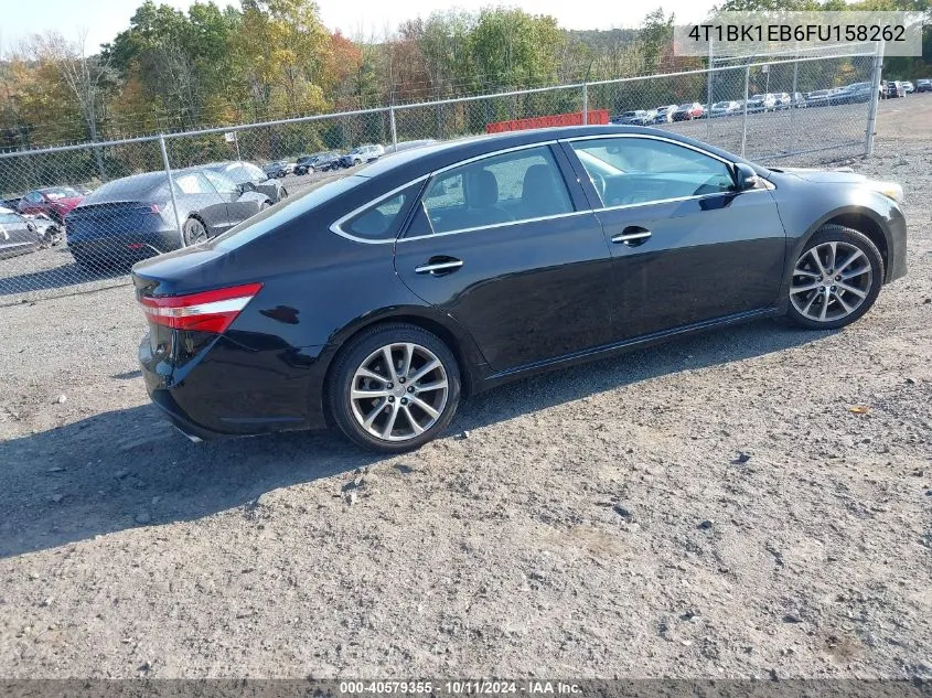 2015 Toyota Avalon Xle Touring VIN: 4T1BK1EB6FU158262 Lot: 40579355