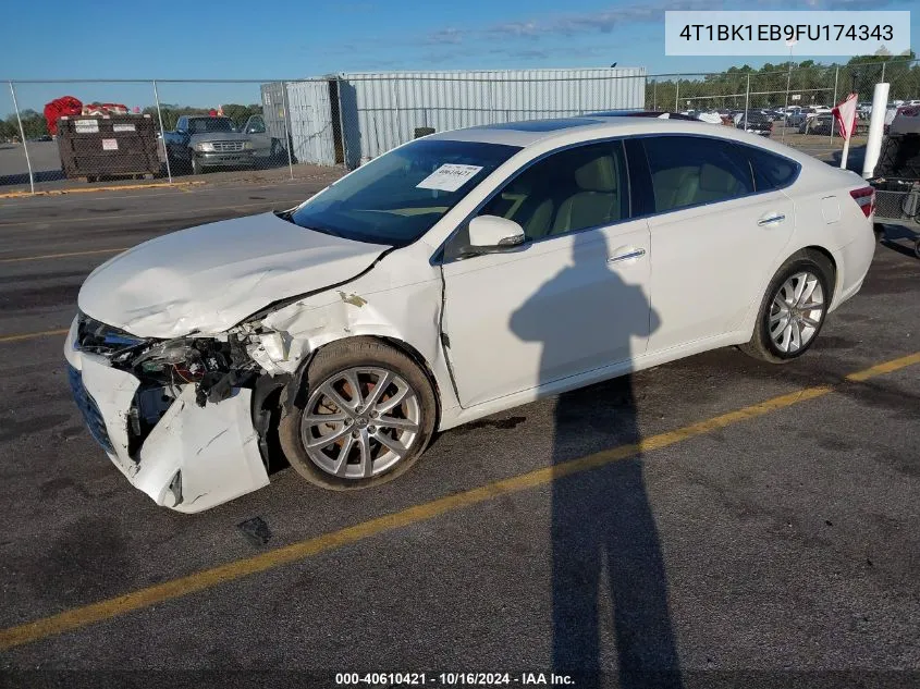 2015 Toyota Avalon Limited VIN: 4T1BK1EB9FU174343 Lot: 40610421