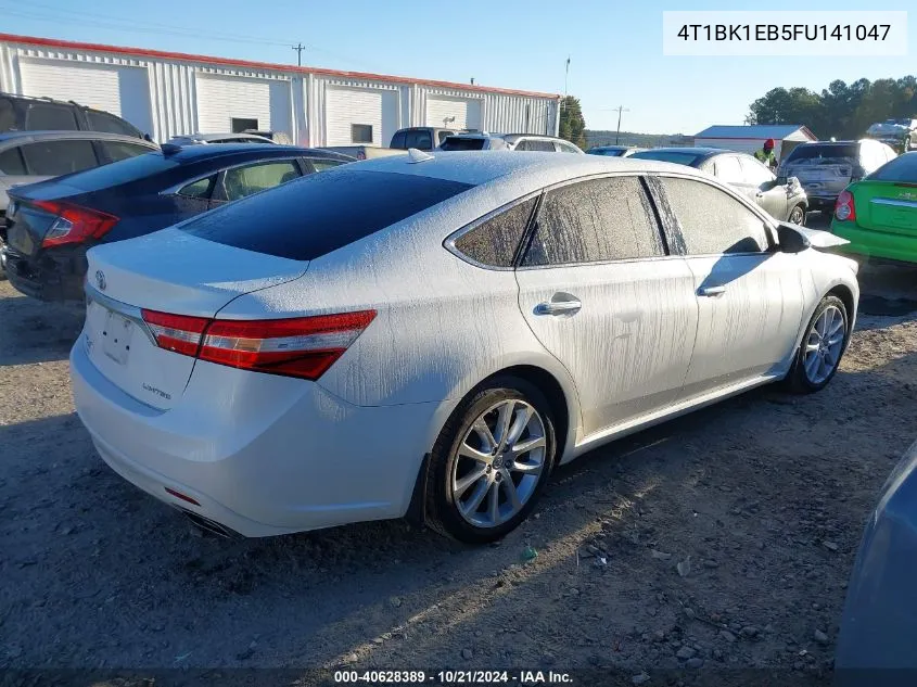 2015 Toyota Avalon Xle/Premium/Touring/Ltd VIN: 4T1BK1EB5FU141047 Lot: 40628389