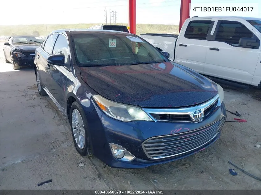 2015 Toyota Avalon Hybrid Xle Touring VIN: 4T1BD1EB1FU044017 Lot: 40650579