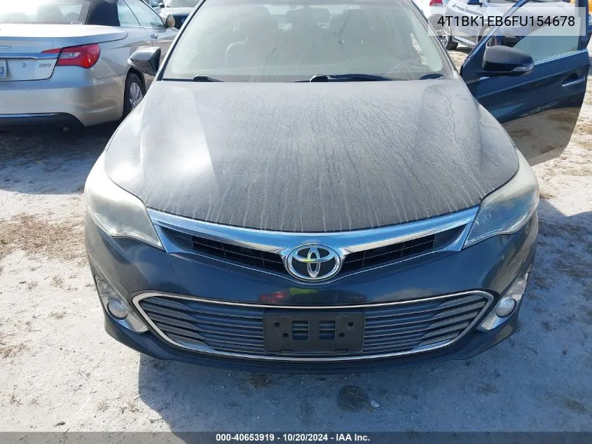 2015 Toyota Avalon Xle/Premium/Touring/Ltd VIN: 4T1BK1EB6FU154678 Lot: 40653919