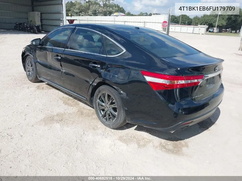 2015 Toyota Avalon Xle VIN: 4T1BK1EB6FU179709 Lot: 40692518