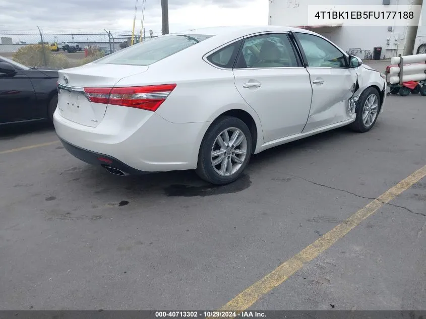 2015 Toyota Avalon Xle VIN: 4T1BK1EB5FU177188 Lot: 40713302