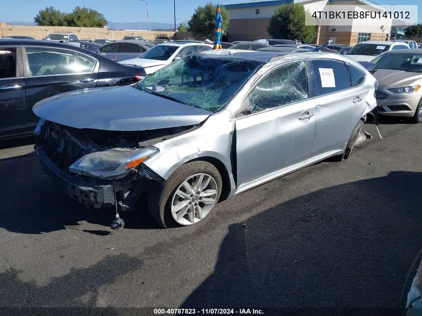 2015 Toyota Avalon Xle VIN: 4T1BK1EB8FU141012 Lot: 40787823