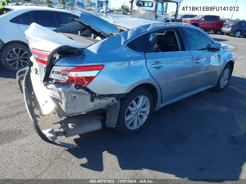 2015 Toyota Avalon Xle VIN: 4T1BK1EB8FU141012 Lot: 40787823