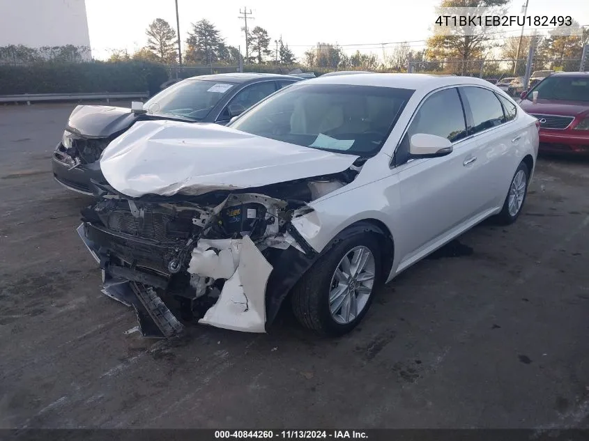 2015 Toyota Avalon Xle VIN: 4T1BK1EB2FU182493 Lot: 40844260