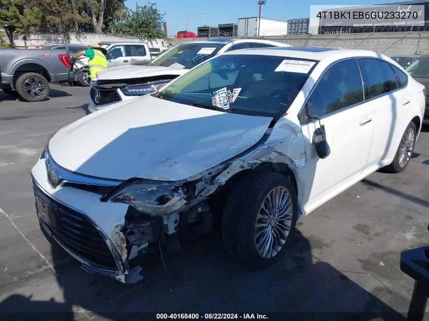 4T1BK1EB6GU233270 2016 Toyota Avalon Limited