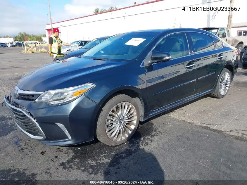 4T1BK1EB0GU233667 2016 Toyota Avalon Limited