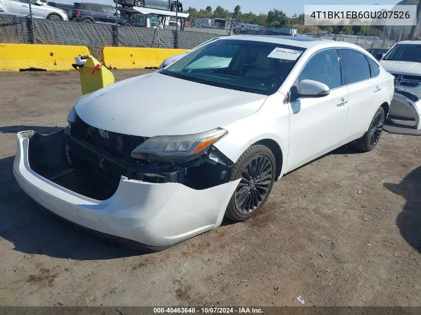 2016 Toyota Avalon Touring VIN: 4T1BK1EB6GU207526 Lot: 40463648