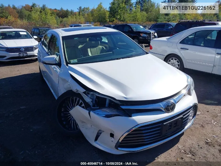 2016 Toyota Avalon Limited VIN: 4T1BK1EB1GU226162 Lot: 40546714