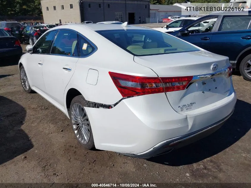 2016 Toyota Avalon Limited VIN: 4T1BK1EB1GU226162 Lot: 40546714