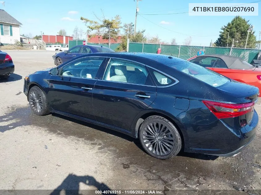 2016 Toyota Avalon Touring VIN: 4T1BK1EB8GU207690 Lot: 40769215