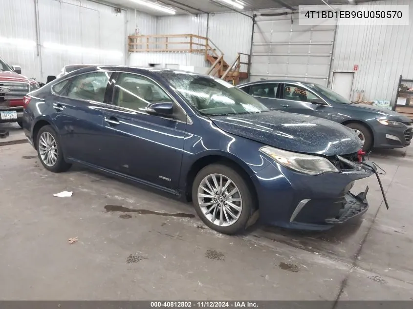 2016 Toyota Avalon Hybrid Limited VIN: 4T1BD1EB9GU050570 Lot: 40812802