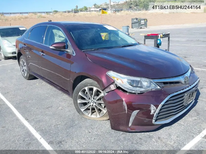 2017 Toyota Avalon Xle VIN: 4T1BK1EB5HU244164 Lot: 40132532