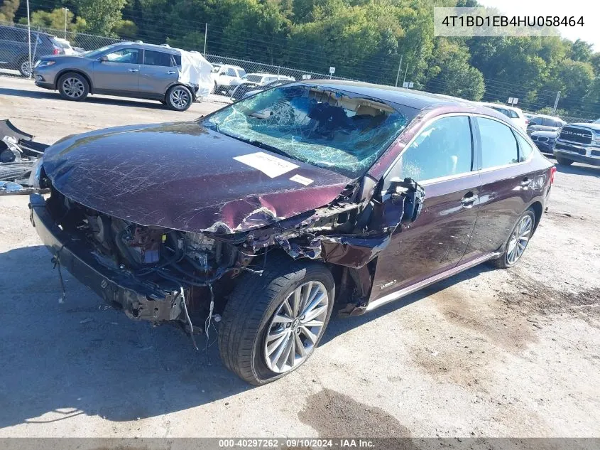 4T1BD1EB4HU058464 2017 Toyota Avalon Hybrid Limited