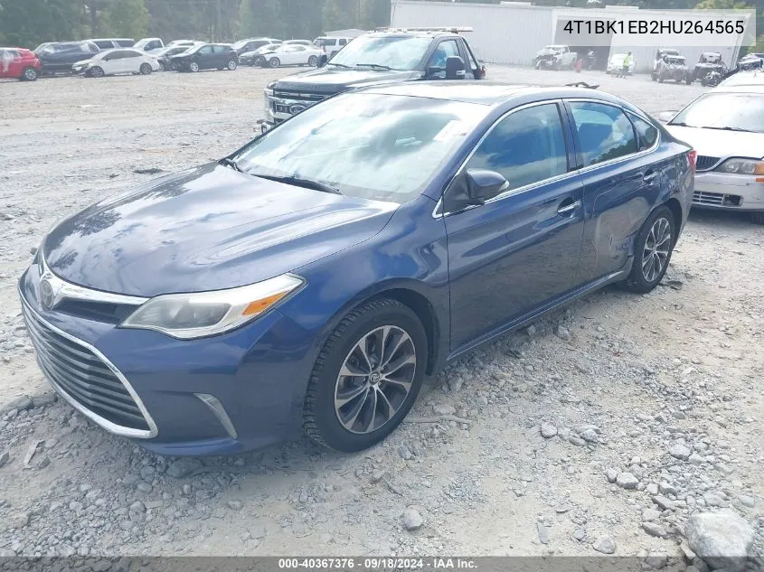 2017 Toyota Avalon Xle Premium VIN: 4T1BK1EB2HU264565 Lot: 40367376