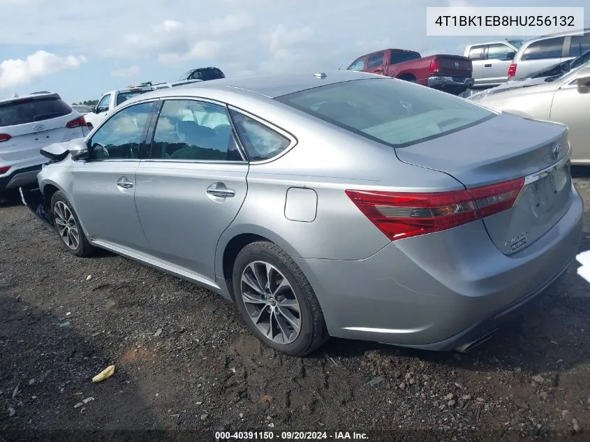 2017 Toyota Avalon Xle VIN: 4T1BK1EB8HU256132 Lot: 40391150