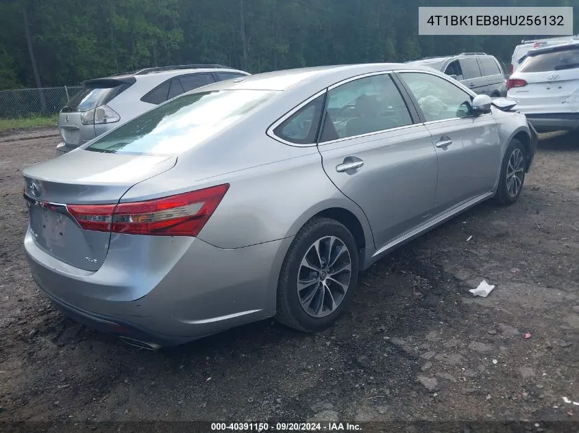 2017 Toyota Avalon Xle VIN: 4T1BK1EB8HU256132 Lot: 40391150