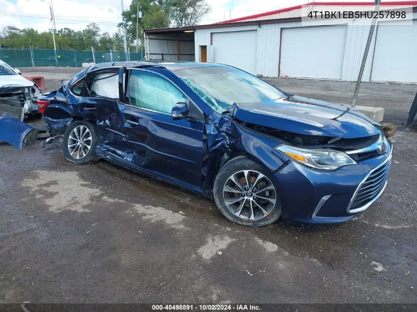 4T1BK1EB5HU257898 2017 Toyota Avalon Xle Premium