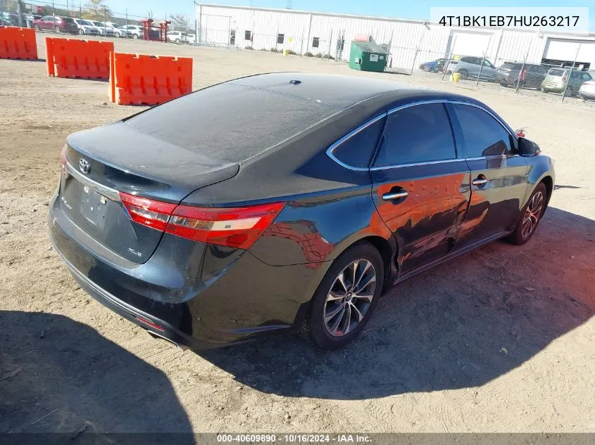 4T1BK1EB7HU263217 2017 Toyota Avalon Xle Premium