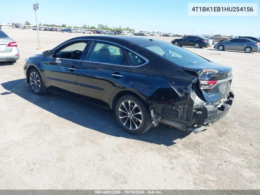 2017 Toyota Avalon Xle VIN: 4T1BK1EB1HU254156 Lot: 40622265