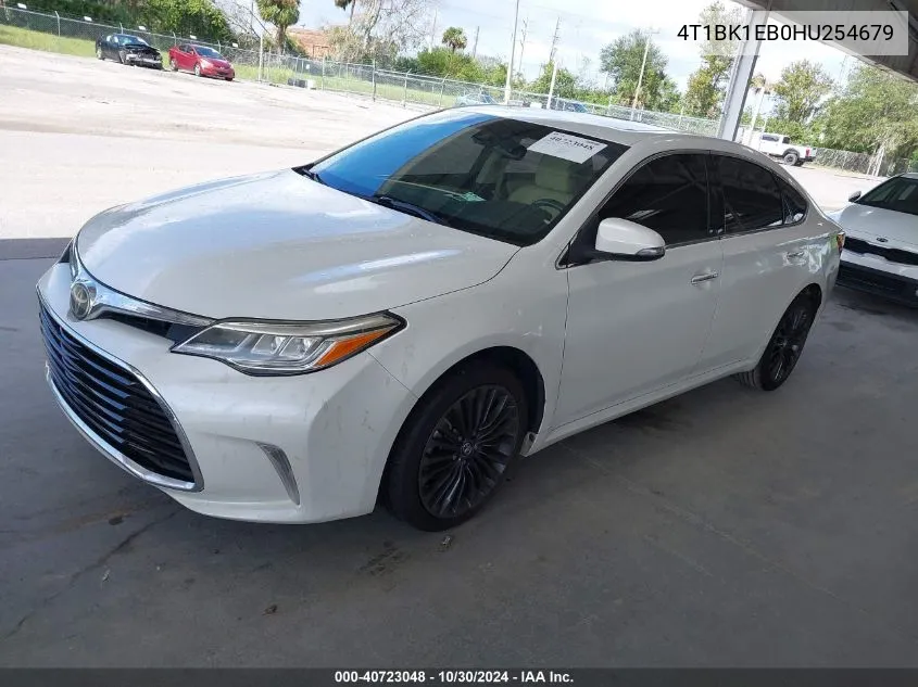 2017 Toyota Avalon Touring VIN: 4T1BK1EB0HU254679 Lot: 40723048