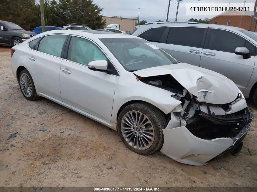 2017 Toyota Avalon Limited VIN: 4T1BK1EB3HU254711 Lot: 40908177