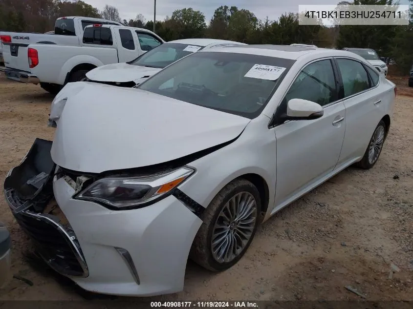 2017 Toyota Avalon Limited VIN: 4T1BK1EB3HU254711 Lot: 40908177