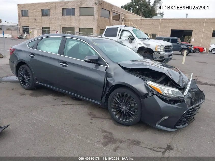 2017 Toyota Avalon Touring VIN: 4T1BK1EB9HU252901 Lot: 40910178