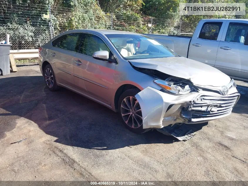 4T1BK1EB2JU282991 2018 Toyota Avalon Xle