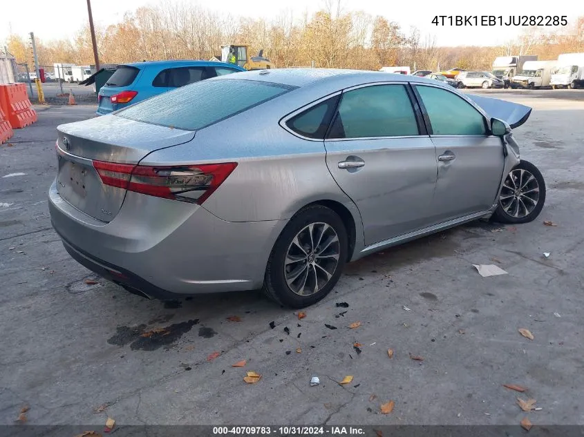 2018 Toyota Avalon Xle VIN: 4T1BK1EB1JU282285 Lot: 40709783