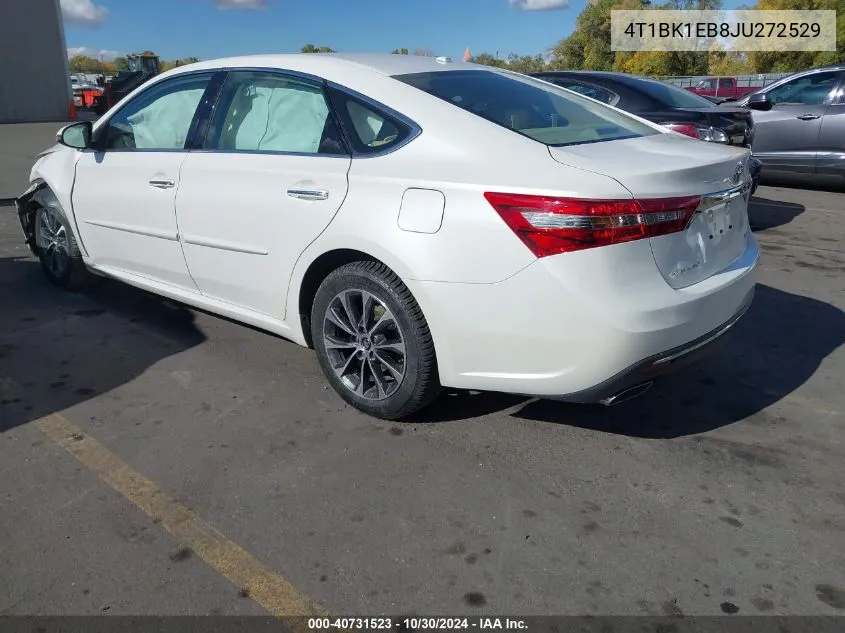 2018 Toyota Avalon Xle VIN: 4T1BK1EB8JU272529 Lot: 40731523