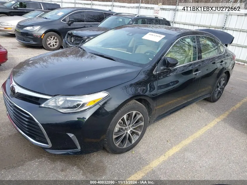 4T1BK1EBXJU272662 2018 Toyota Avalon Xle Premium