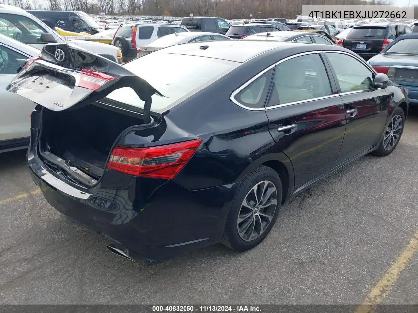 4T1BK1EBXJU272662 2018 Toyota Avalon Xle Premium