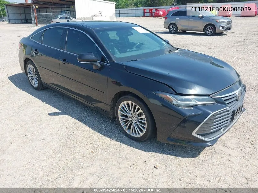 4T1BZ1FB0KU005039 2019 Toyota Avalon Limited