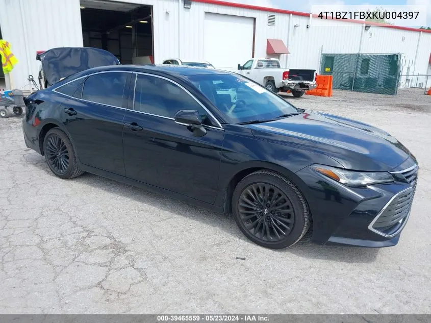 2019 Toyota Avalon Limited VIN: 4T1BZ1FBXKU004397 Lot: 39465559