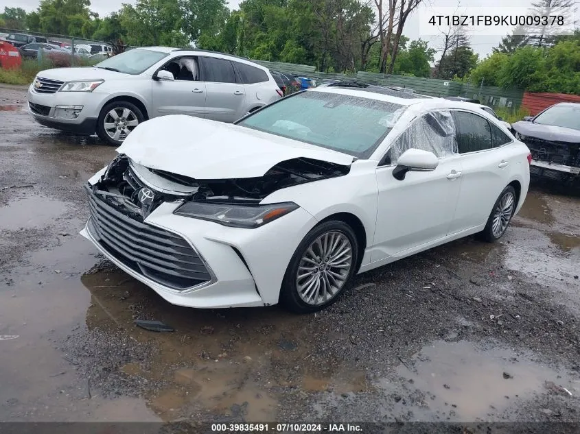 4T1BZ1FB9KU009378 2019 Toyota Avalon Limited