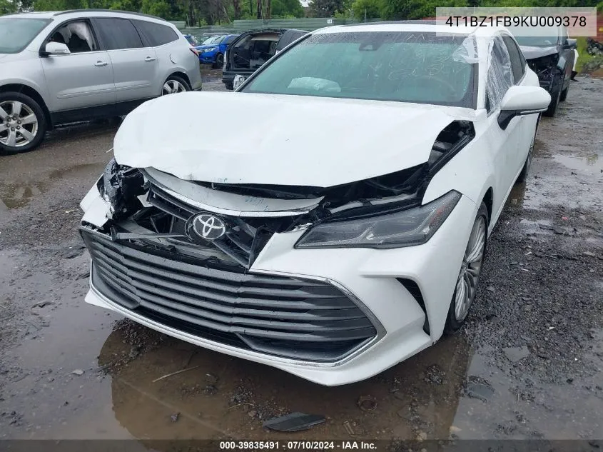 4T1BZ1FB9KU009378 2019 Toyota Avalon Limited