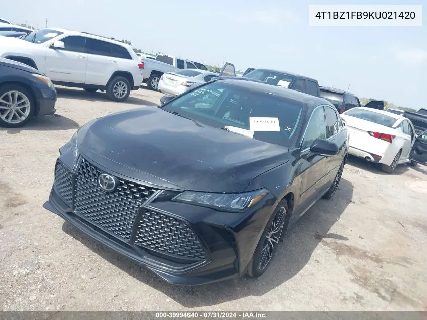 2019 Toyota Avalon Limited/Touring/Xle/Xse VIN: 4T1BZ1FB9KU021420 Lot: 39994640