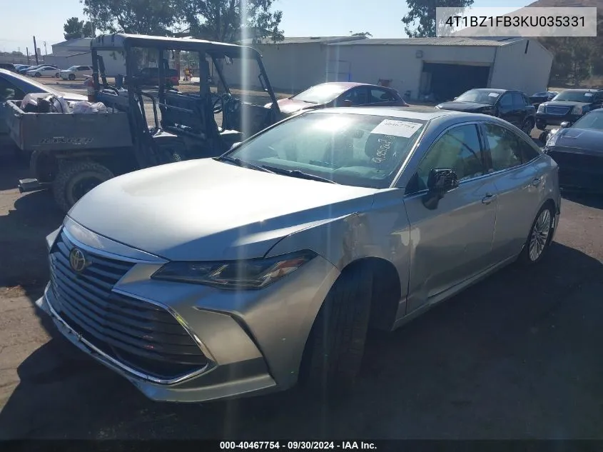 2019 Toyota Avalon Limited VIN: 4T1BZ1FB3KU035331 Lot: 40467754