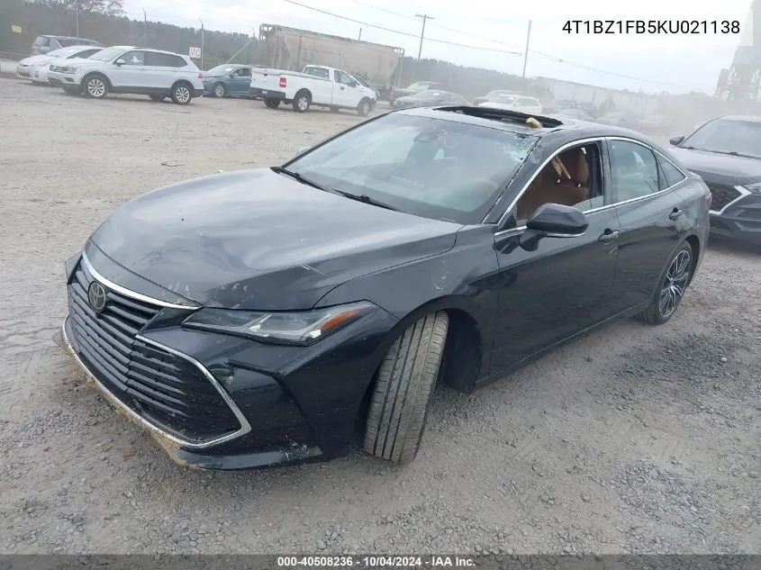 2019 Toyota Avalon Limited VIN: 4T1BZ1FB5KU021138 Lot: 40508236