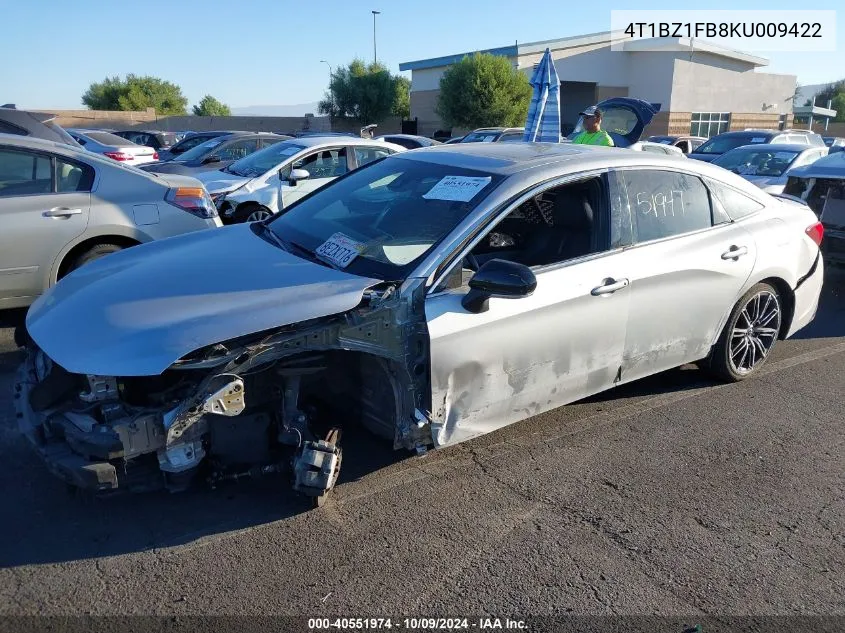 2019 Toyota Avalon Xle/Xse/Limited/Touring VIN: 4T1BZ1FB8KU009422 Lot: 40551974