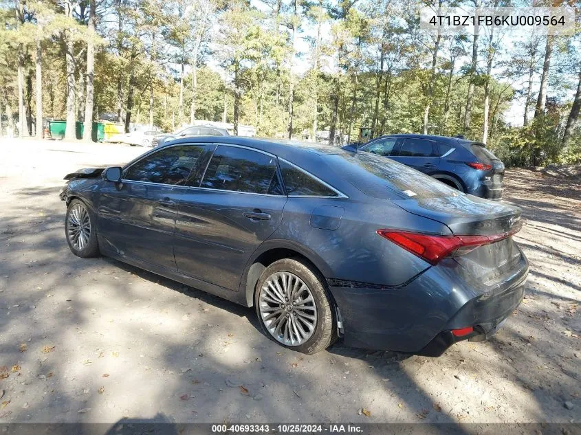 2019 Toyota Avalon Limited VIN: 4T1BZ1FB6KU009564 Lot: 40693343