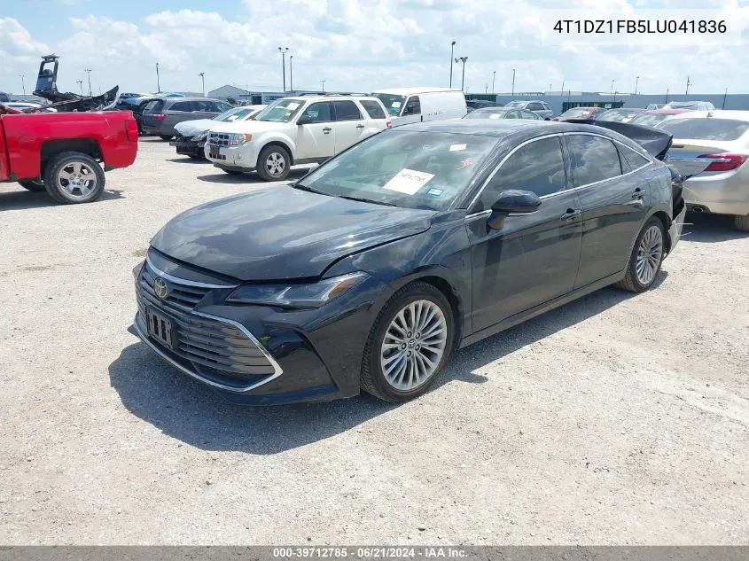 2020 Toyota Avalon Limited VIN: 4T1DZ1FB5LU041836 Lot: 39712785