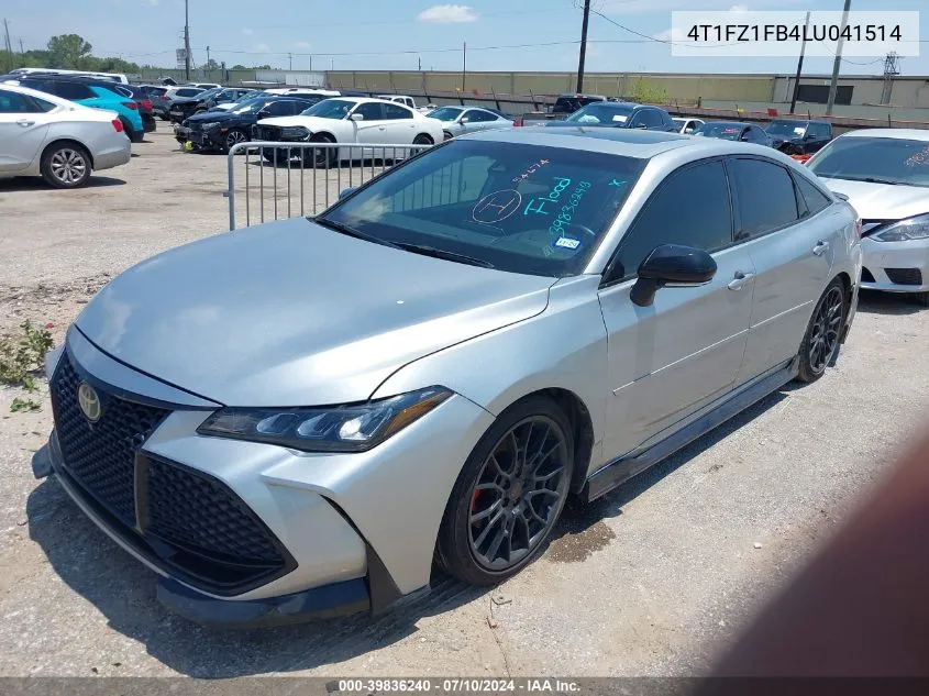 2020 Toyota Avalon Trd VIN: 4T1FZ1FB4LU041514 Lot: 39836240