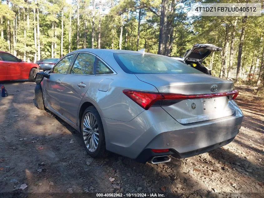 2020 Toyota Avalon Limited VIN: 4T1DZ1FB7LU040512 Lot: 40562962