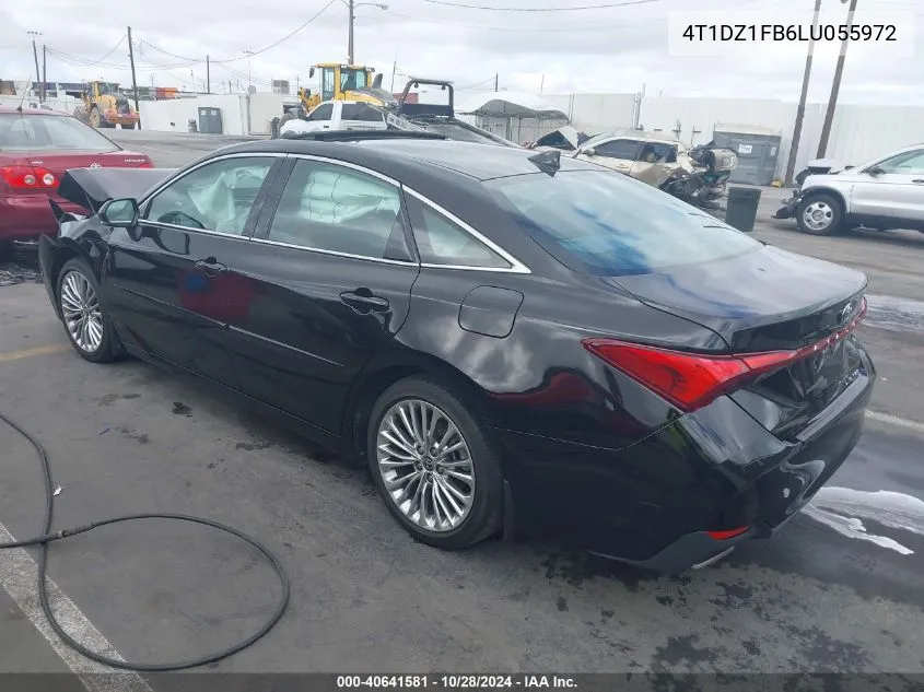 2020 Toyota Avalon Limited VIN: 4T1DZ1FB6LU055972 Lot: 40641581