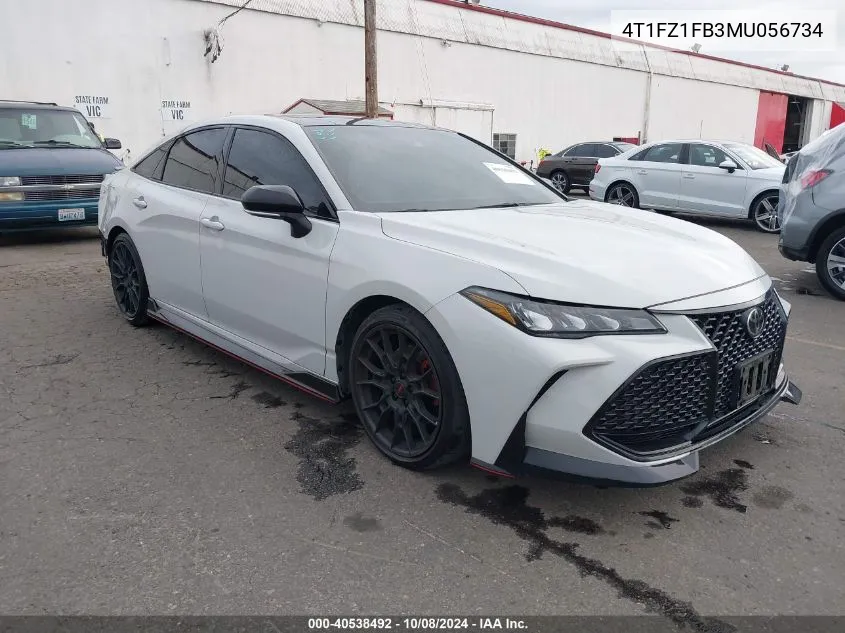 2021 Toyota Avalon Trd VIN: 4T1FZ1FB3MU056734 Lot: 40538492